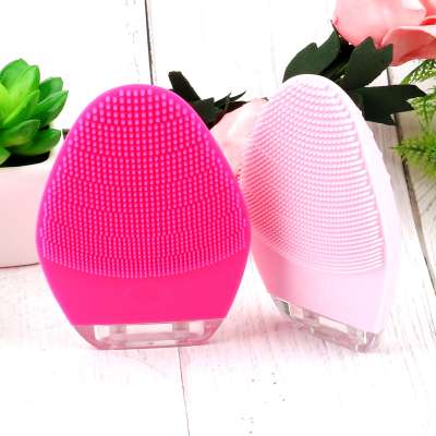 Silicone Facial Cleansing Brush for Face Cleaning Massage Sonic Vibration Deep Clean Electric Face Brush